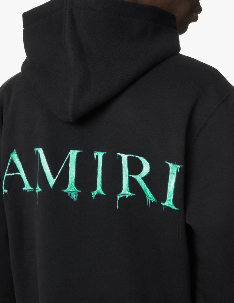 rinascente Amiri Logo hoodie - black