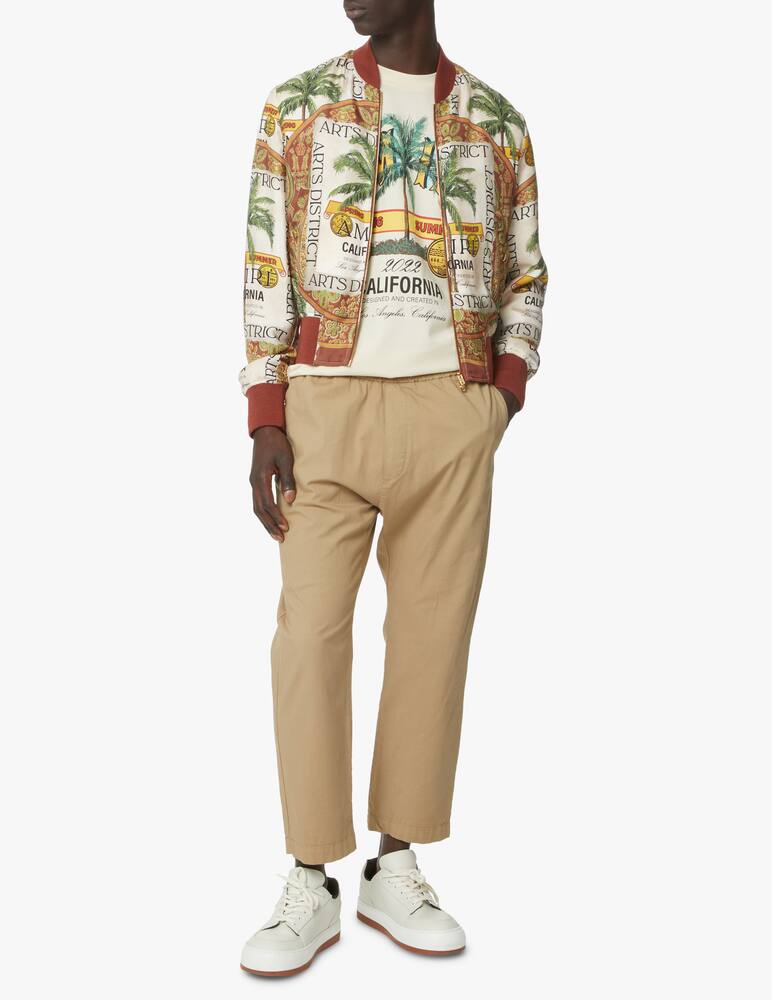 rinascente Amiri Giacca bomber rum label - nero