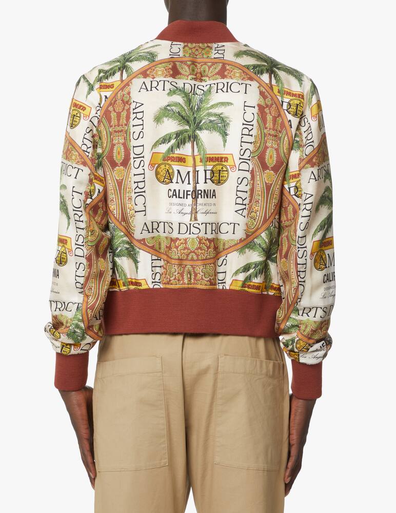 rinascente Amiri Giacca bomber rum label - nero