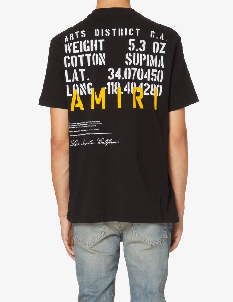 rinascente Amiri Military t-shirt - Black