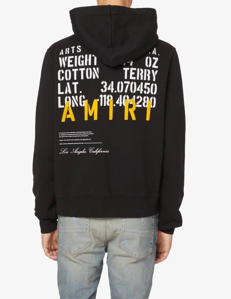 rinascente Amiri Cotton hoodie - Black