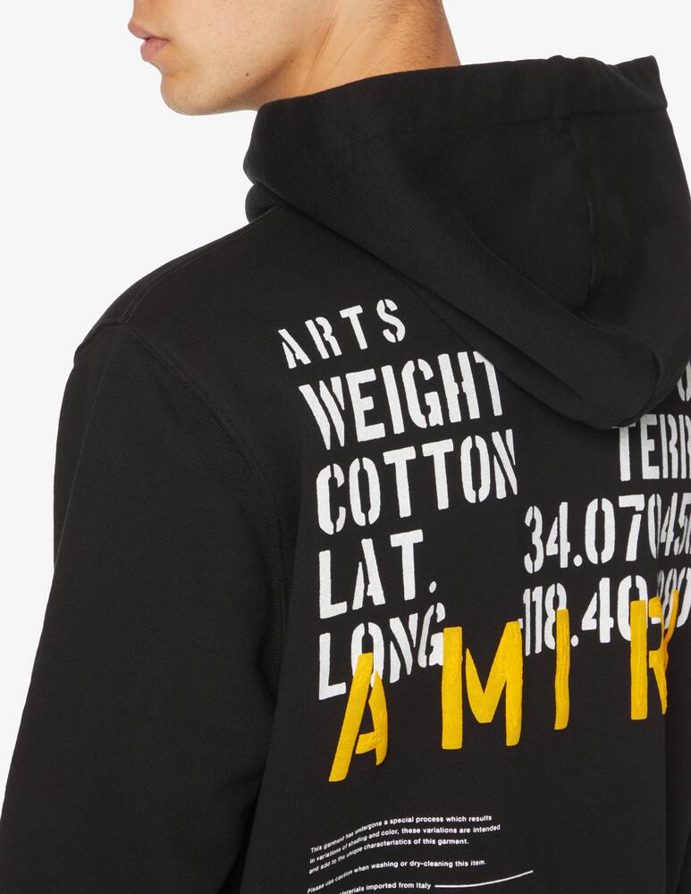 rinascente Amiri Cotton hoodie - Black
