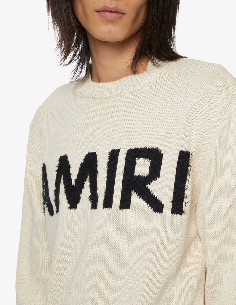 rinascente Amiri Logo knit - Bianco
