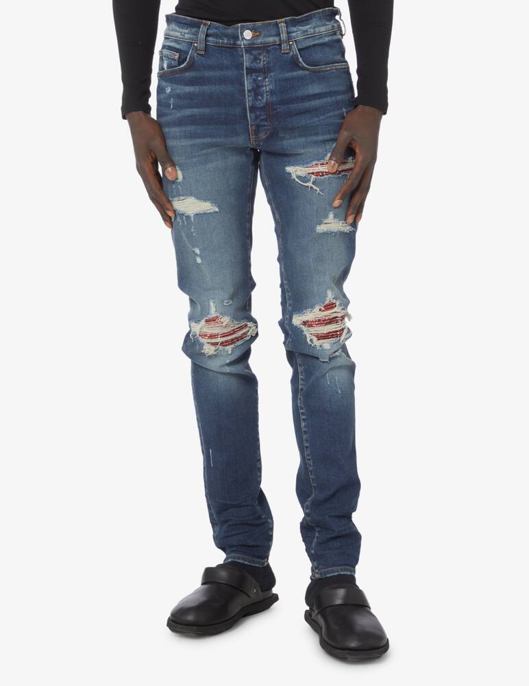 rinascente Amiri Bandana mx1 denim - Blue