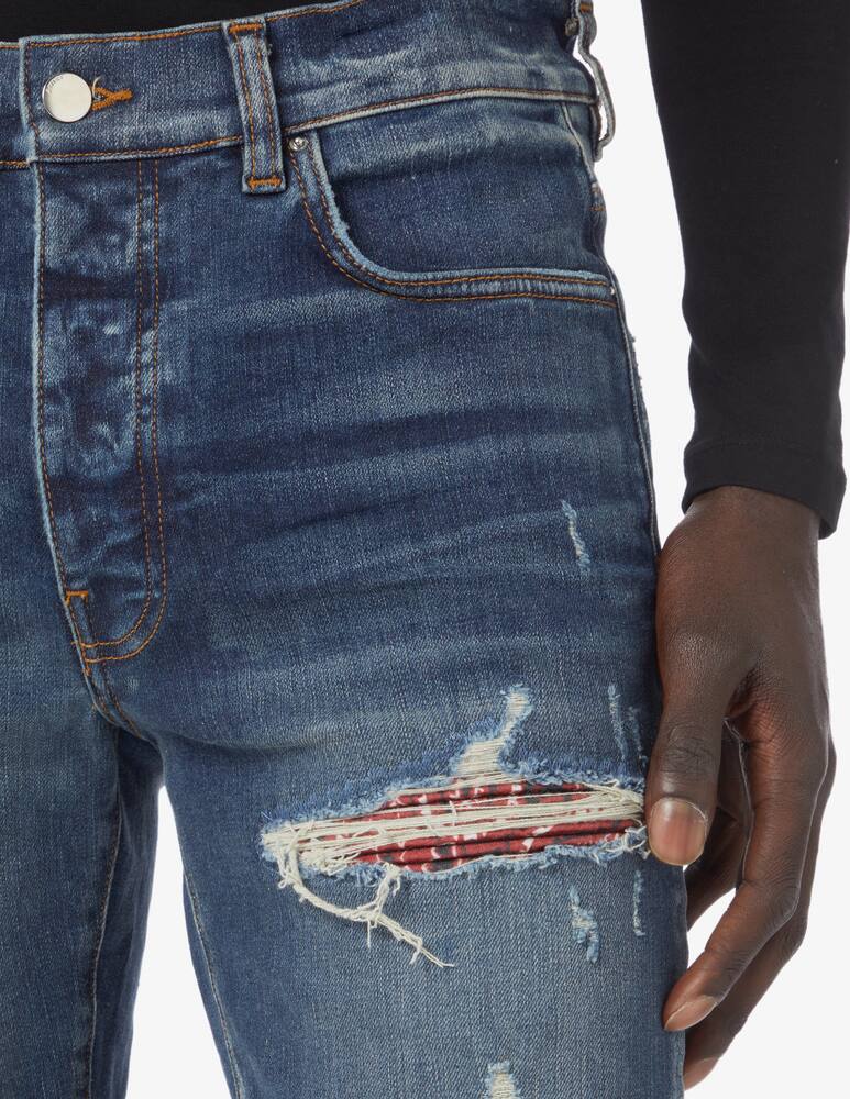 rinascente Amiri Bandana mx1 denim - Blue