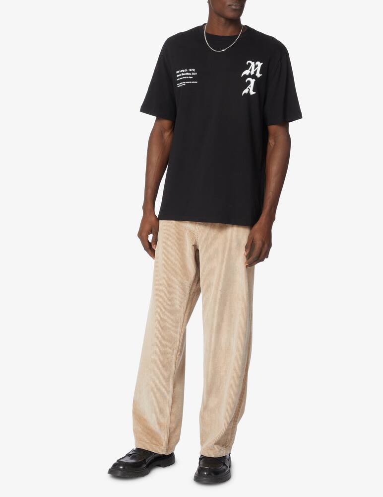 rinascente Amiri Maglietta wes lang checker skull  - Nero