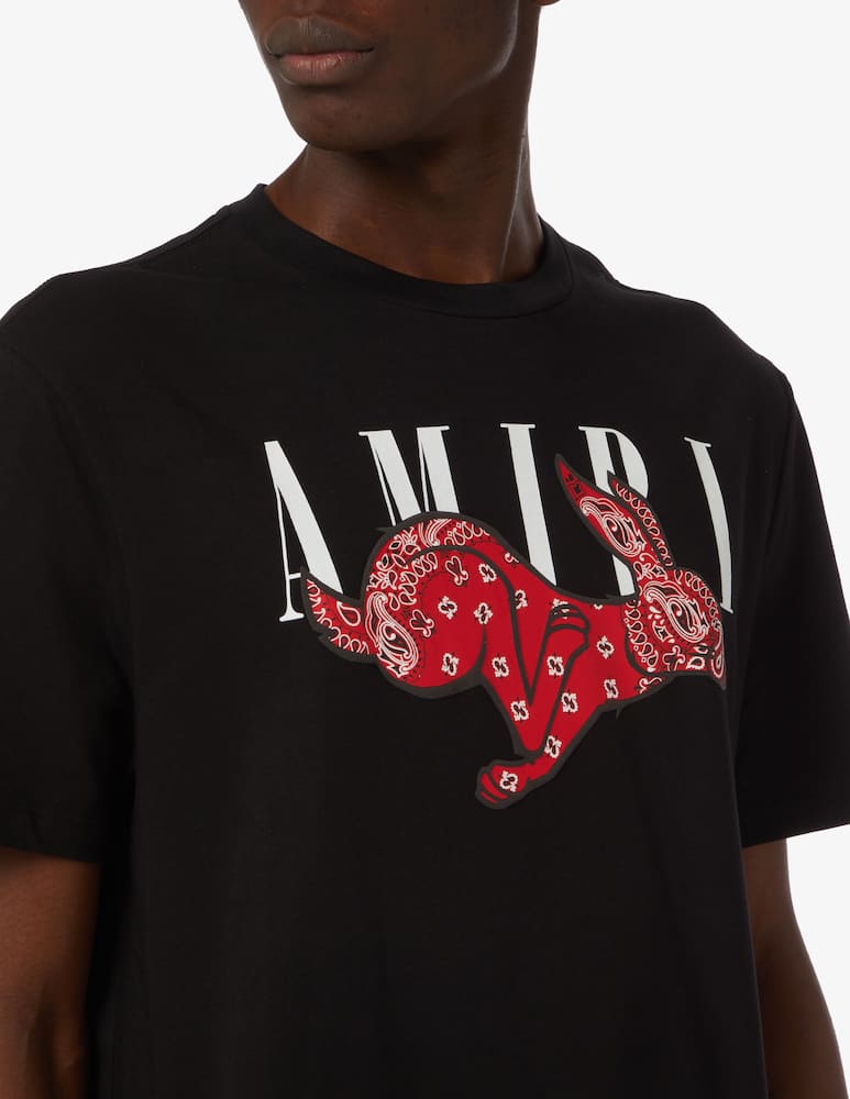 rinascente Amiri Rabbit logo t-shirt 