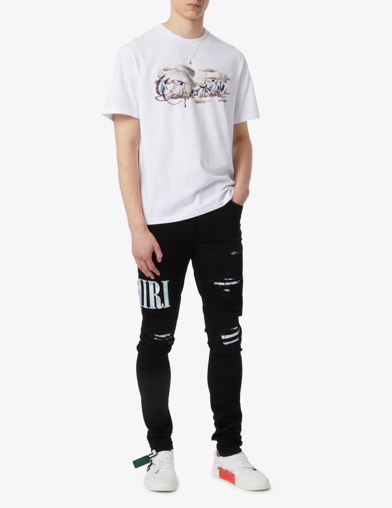 rinascente Amiri Tie dye core logo jeans