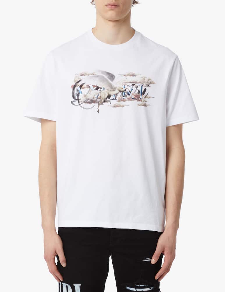 Amiri Maglietta pegasus script con logo - immagine 1 Amiri Maglietta pegasus script con logo - immagine 1
