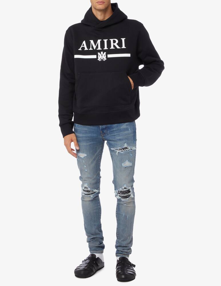 rinascente Amiri Bar logo hoodie