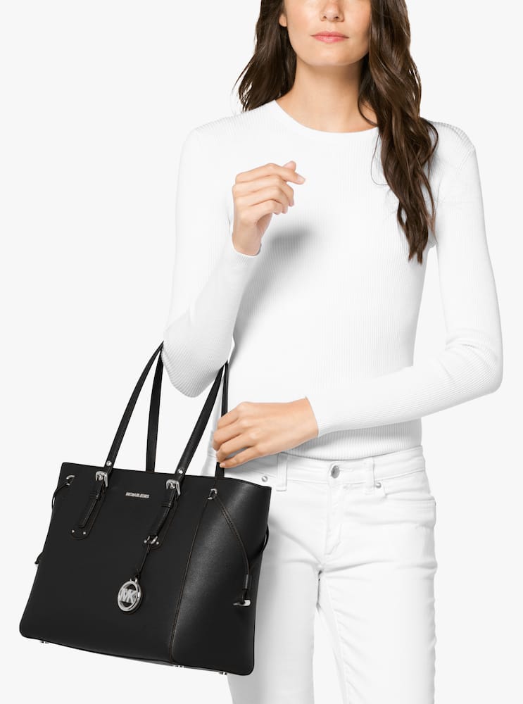 rinascente Michael Michael Kors Borsa tote Voyager in pelle a grana incrociata