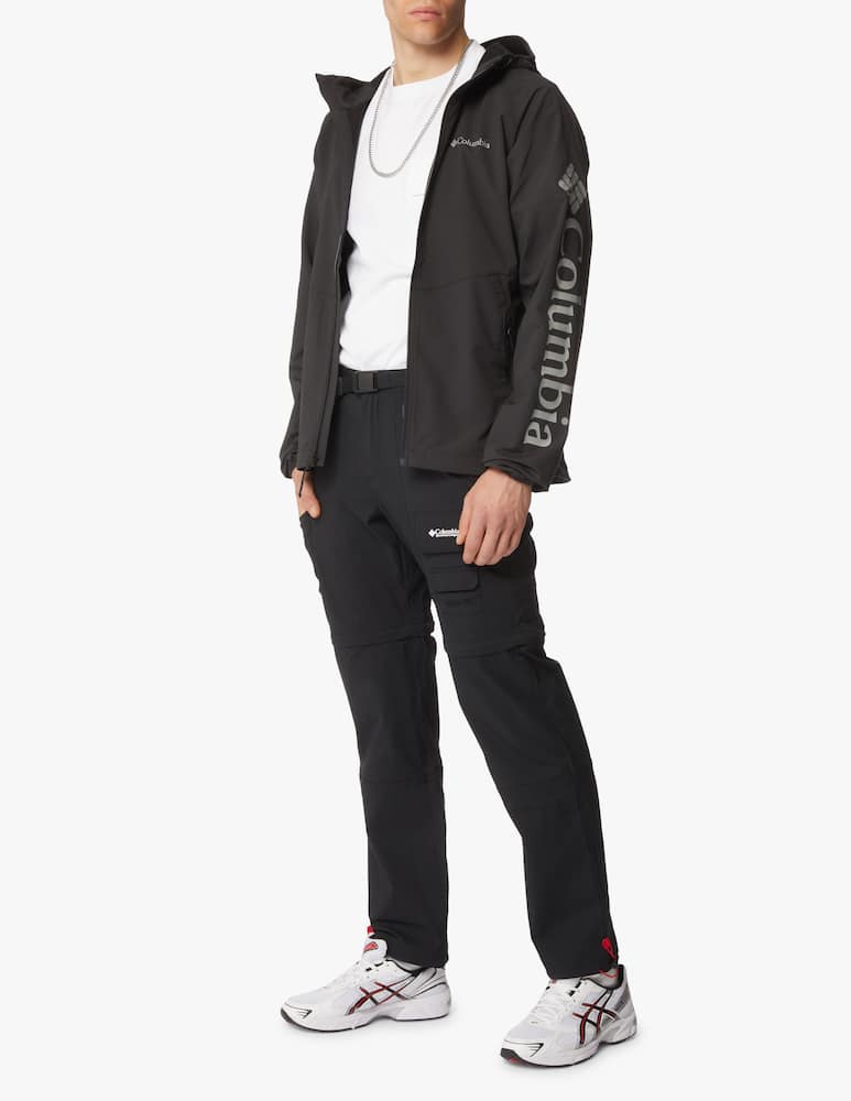 rinascente Columbia Softhell panther hooded jacket - black