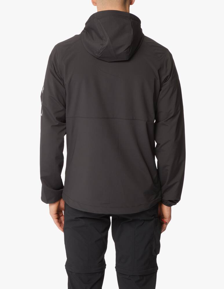 rinascente Columbia Softhell panther hooded jacket - black