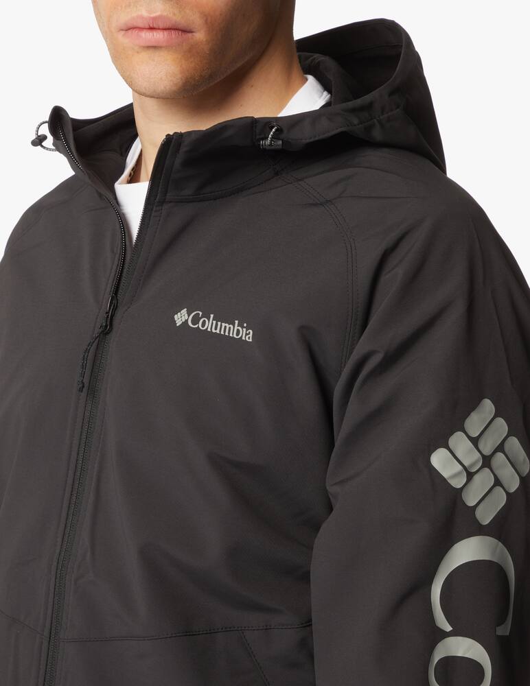 rinascente Columbia Softhell panther hooded jacket - black