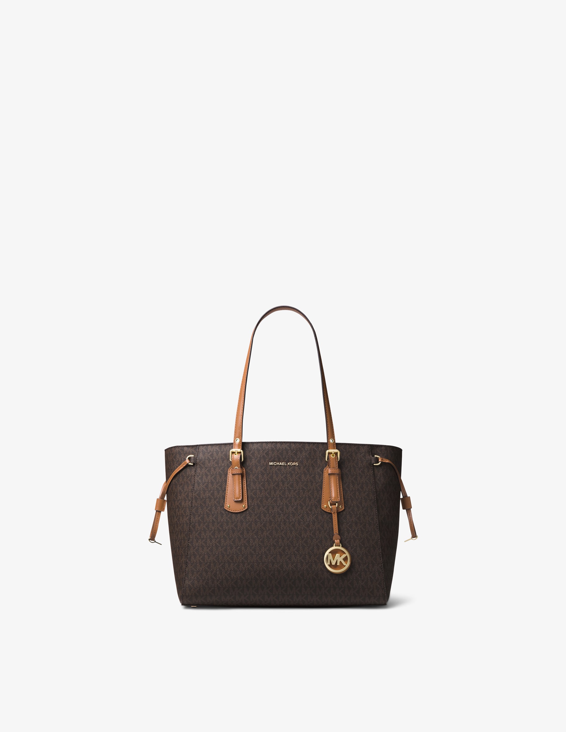 michael kors voyager tote brown