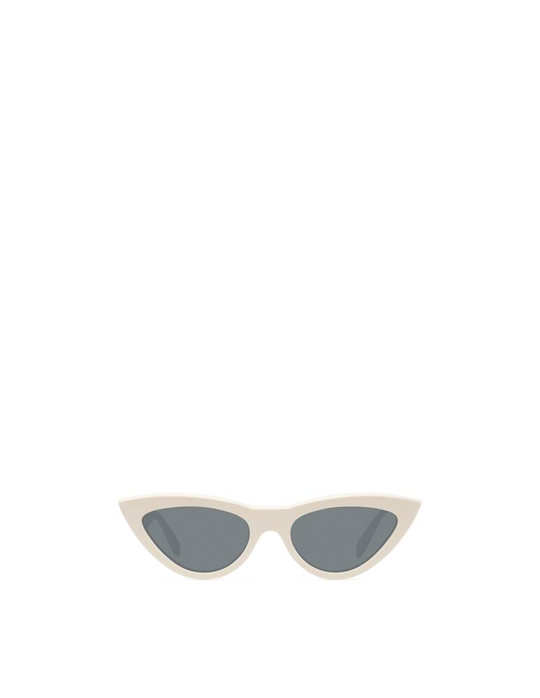 CELINE Cat-eye Shiny Ivory Acetate Sunglasses CL40019I - picture 2 CELINE Cat-eye Shiny Ivory Acetate Sunglasses CL40019I - picture 2