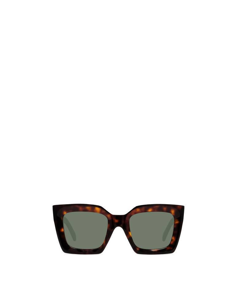 CELINE Shiny Dark Havana occhiale da sole rettangolare CL40130I - immagine 2 CELINE Shiny Dark Havana occhiale da sole rettangolare CL40130I - immagine 2