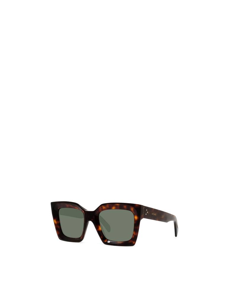 CELINE Shiny Dark Havana occhiale da sole rettangolare CL40130I - immagine 3 CELINE Shiny Dark Havana occhiale da sole rettangolare CL40130I - immagine 3