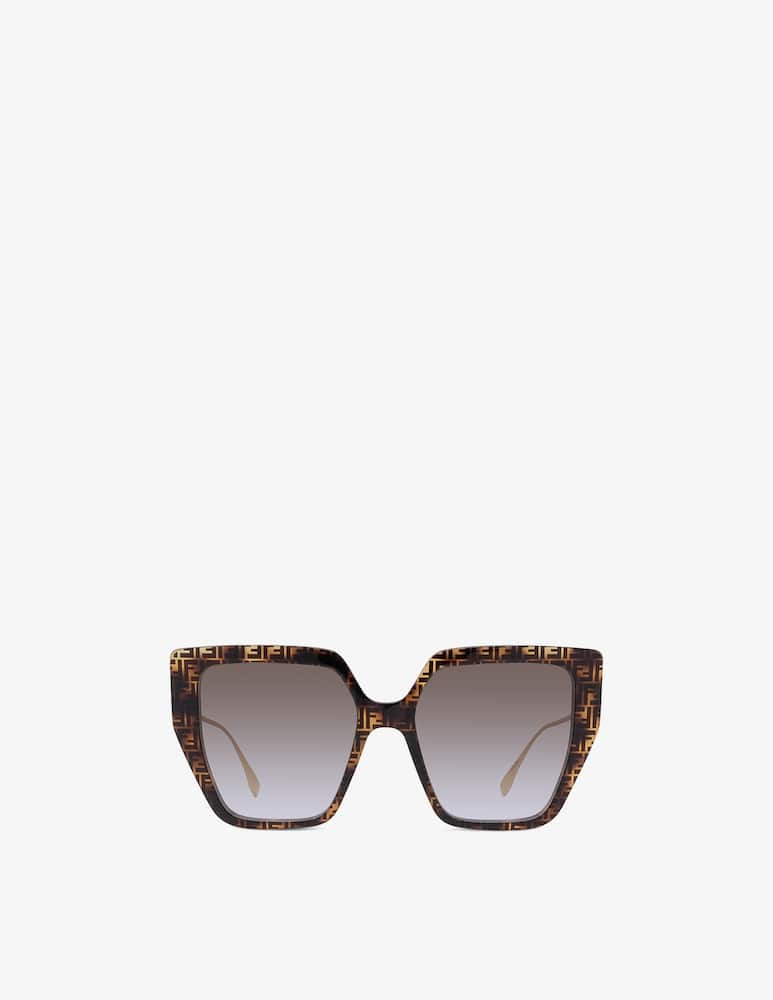 Fendi Baguette Havana Geometric Sunglasses - picture 2 Fendi Baguette Havana Geometric Sunglasses - picture 2