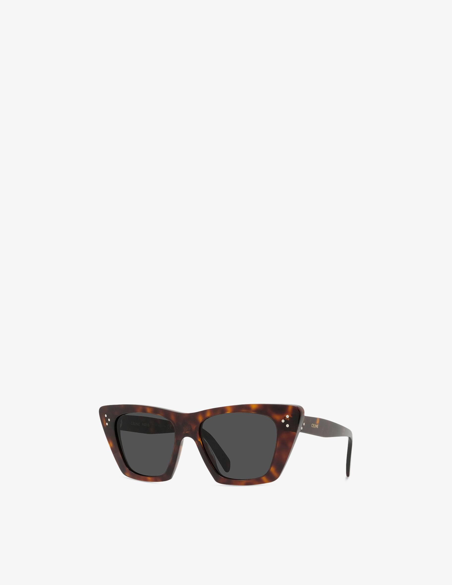 Celine CL40187I Cat Eye Sunglasses Dark Havana Tortoise Shell Made in Italy 51mm Celine Dark Havana Acetate CL40187I Cat Eye Sunglasses main image 2