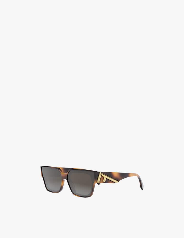 Fendi Fendi First Havana Rectangular Occhiali da sole - immagine 1 Fendi Fendi First Havana Rectangular Occhiali da sole - immagine 1