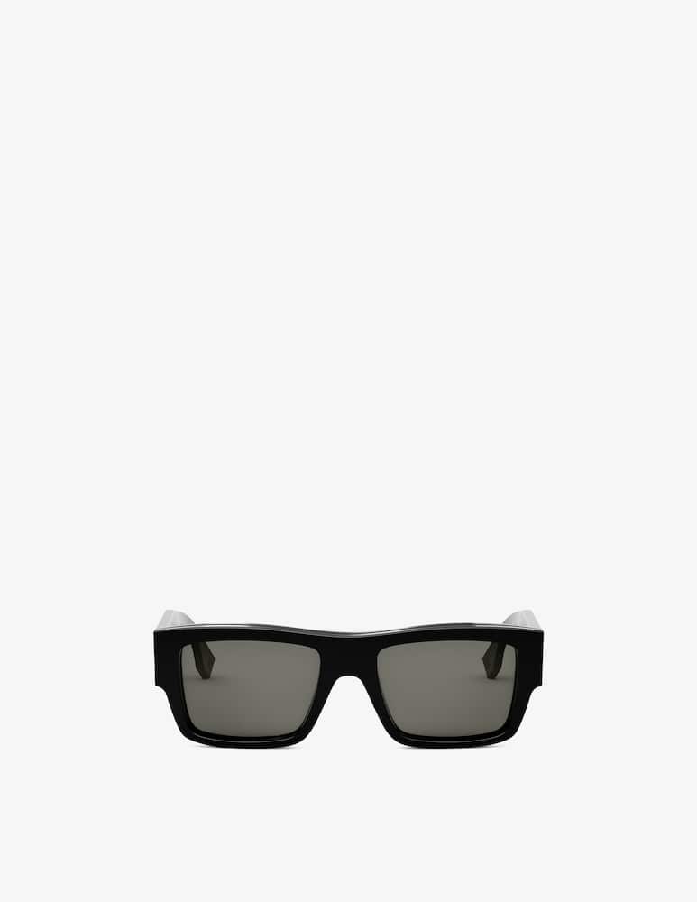 Fendi Signature Black Rectangular Occhiali da sole - immagine 2 Fendi Signature Black Rectangular Occhiali da sole - immagine 2