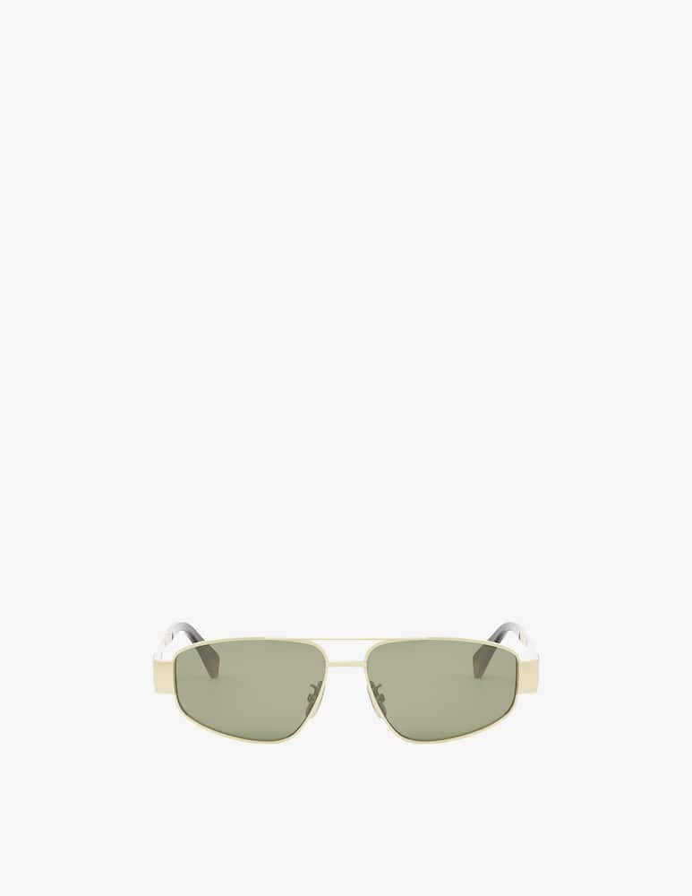 CELINE Metal Triomphe Gold Pilot Sunglasses - picture 2 CELINE Metal Triomphe Gold Pilot Sunglasses - picture 2