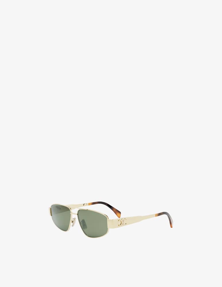 CELINE Metal Triomphe Gold Pilot Sunglasses - picture 1 CELINE Metal Triomphe Gold Pilot Sunglasses - picture 1