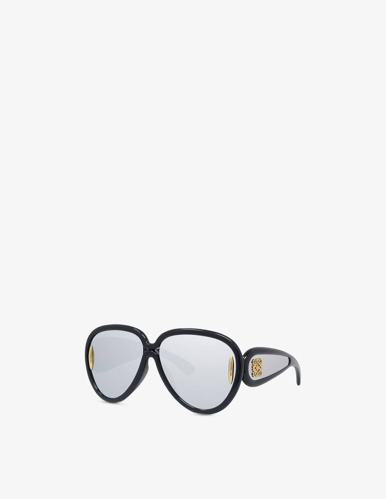 LOEWE Anagram Black Pilot Sunglasses - picture 1