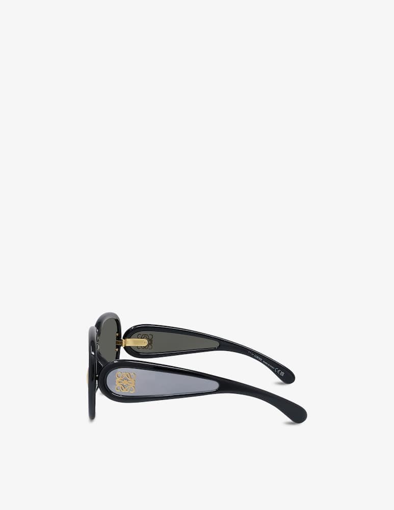 LOEWE Anagram Black Pilot Sunglasses - picture 3