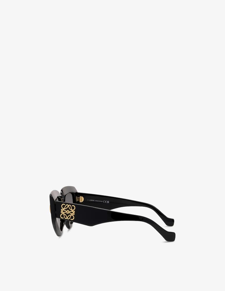 LOEWE Anagram Black Geometric Occhiali da sole - immagine 3
