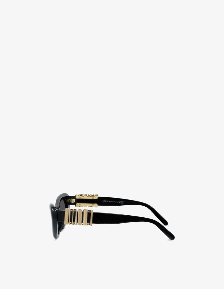 LOEWE Slim Black Oval Sunglasses - picture 3