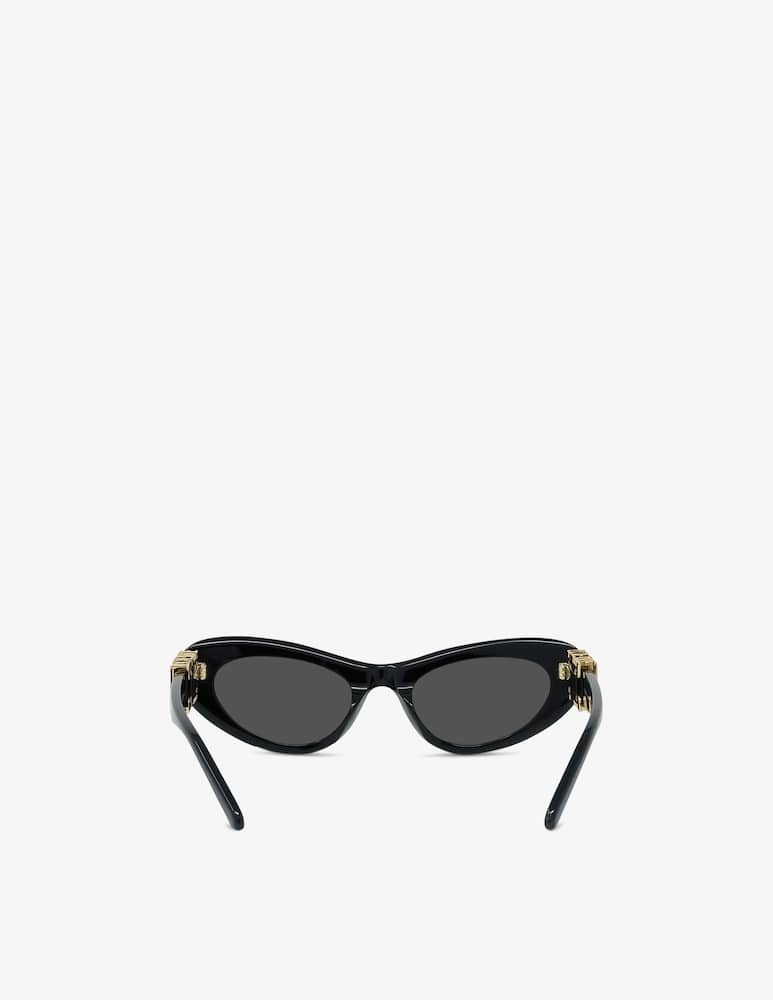 LOEWE Slim Black Oval Sunglasses - picture 5