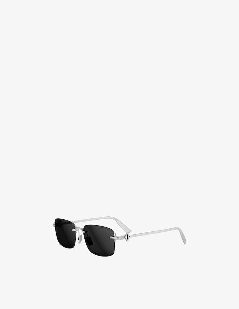 DIOR CD Diamond S11U Silver Rectangular Sunglasses - picture 1 DIOR CD Diamond S11U Silver Rectangular Sunglasses - picture 1