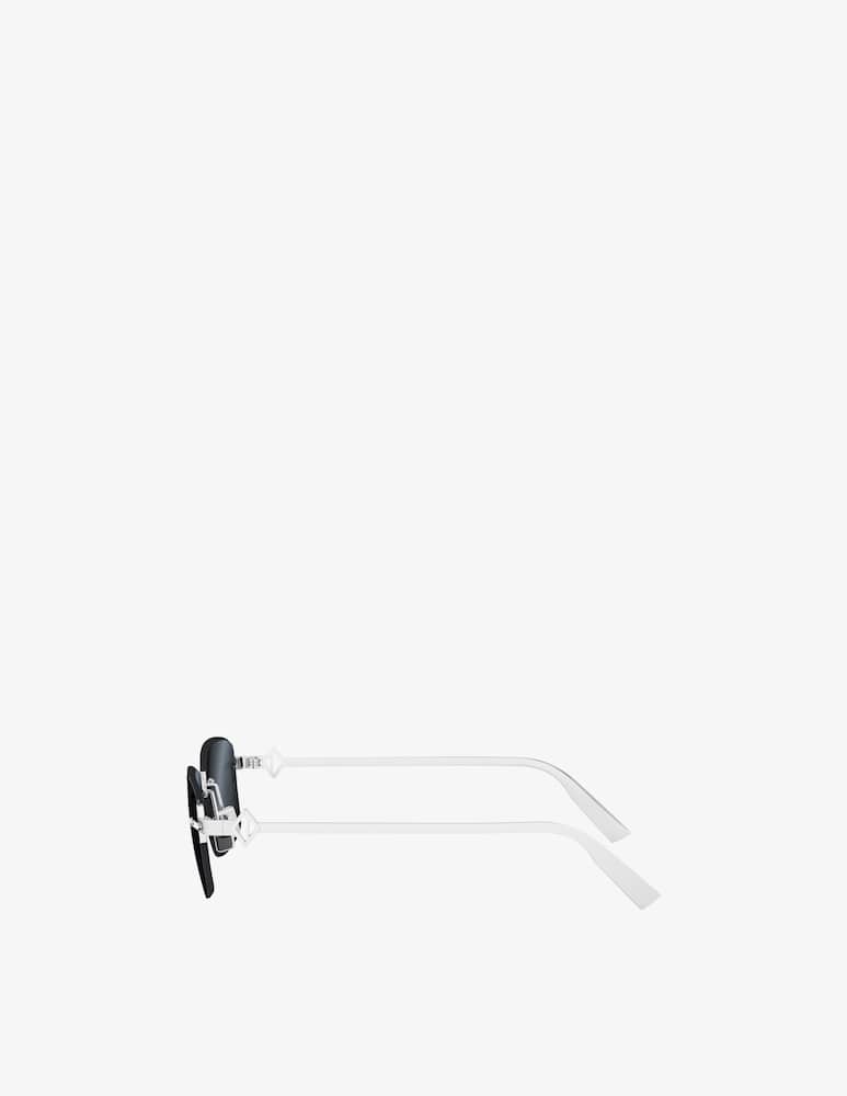 DIOR CD Diamond S11U Silver Rectangular Sunglasses - picture 3 DIOR CD Diamond S11U Silver Rectangular Sunglasses - picture 3