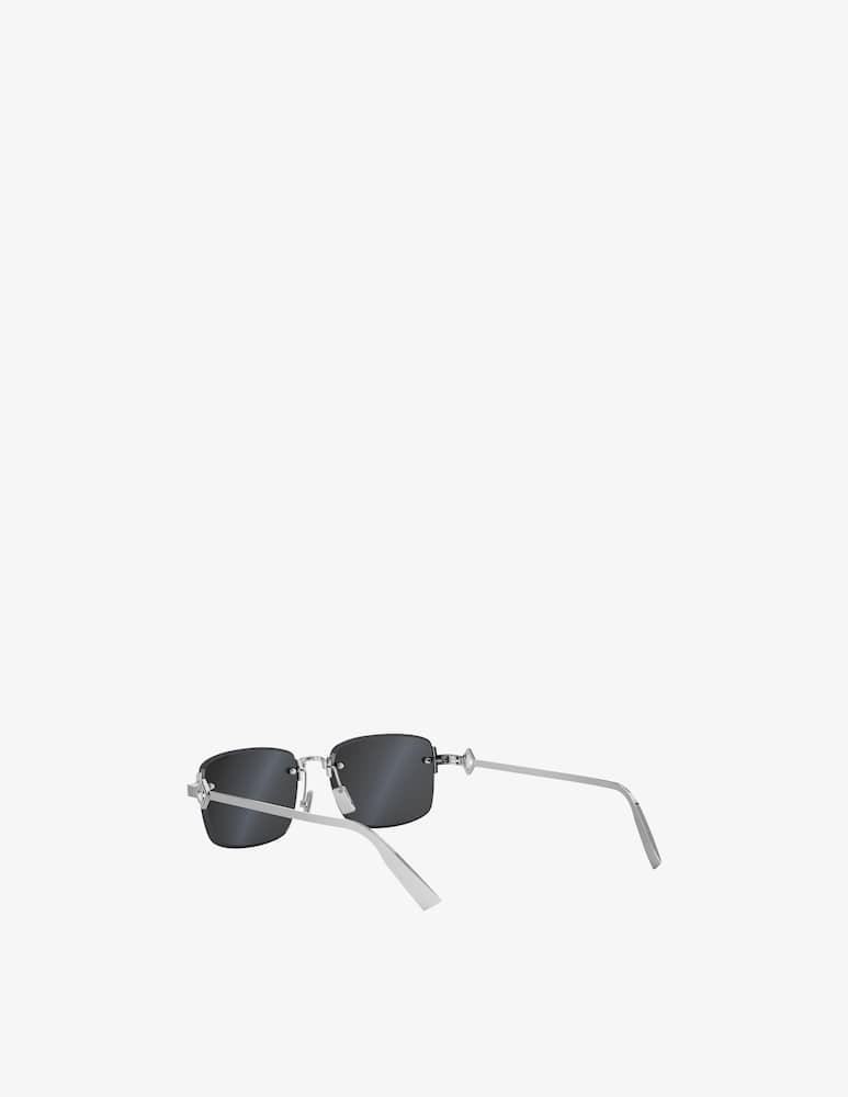DIOR CD Diamond S11U Silver Rectangular Sunglasses - picture 4 DIOR CD Diamond S11U Silver Rectangular Sunglasses - picture 4