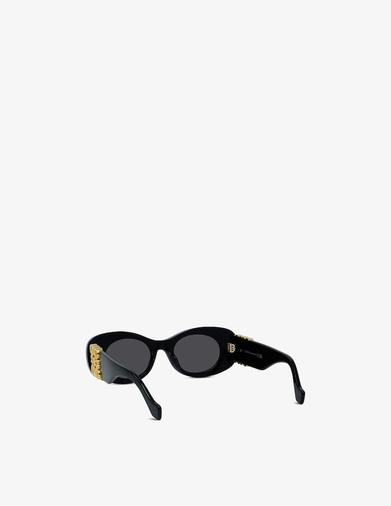 LOEWE Anagram Black Oval Sunglasses - picture 4 LOEWE Anagram Black Oval Sunglasses - picture 4