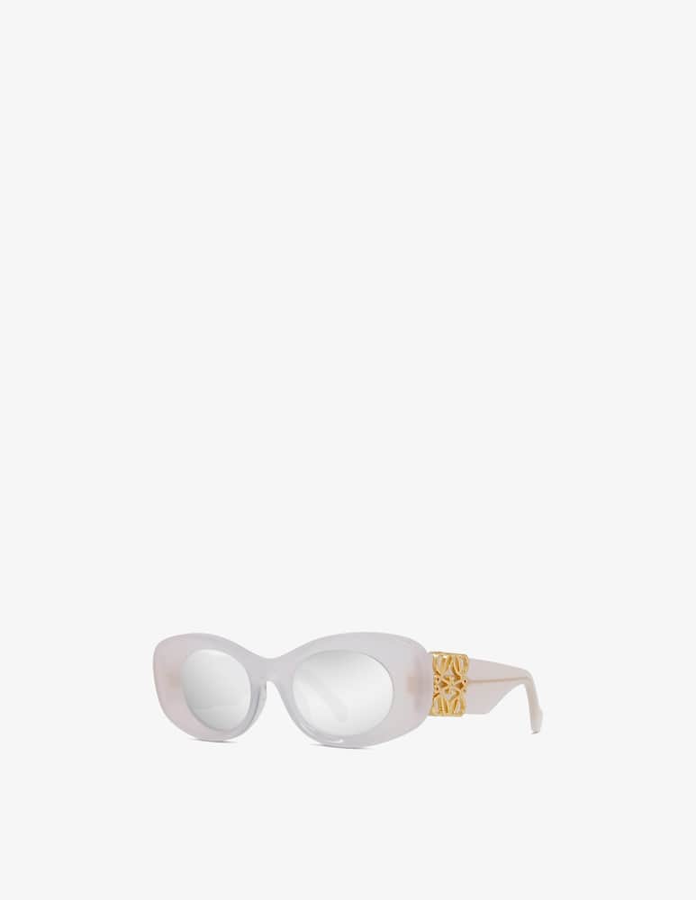 LOEWE Anagram White Oval Occhiali da sole - immagine 1