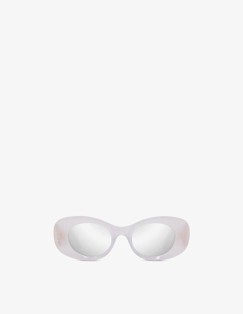 LOEWE Anagram White Oval Occhiali da sole - immagine 2