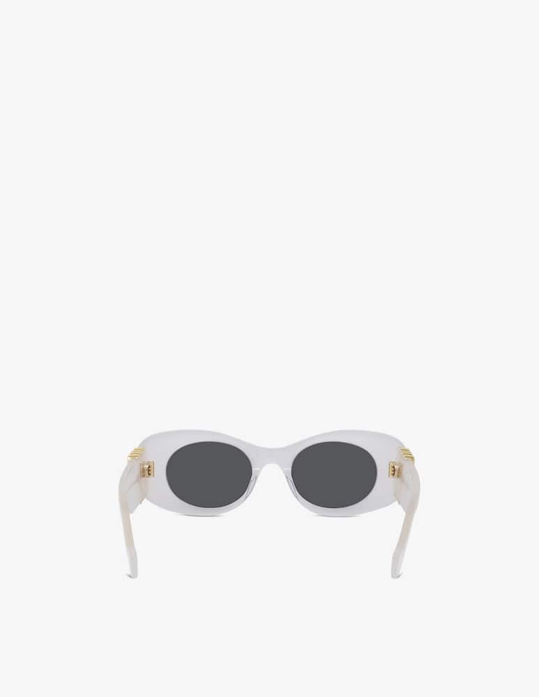 LOEWE Anagram White Oval Occhiali da sole - immagine 5