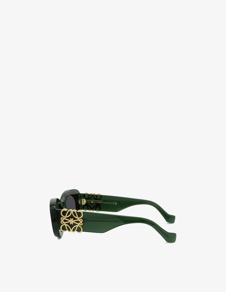 LOEWE Anagram Green Oval Occhiali da sole - immagine 3 LOEWE Anagram Green Oval Occhiali da sole - immagine 3