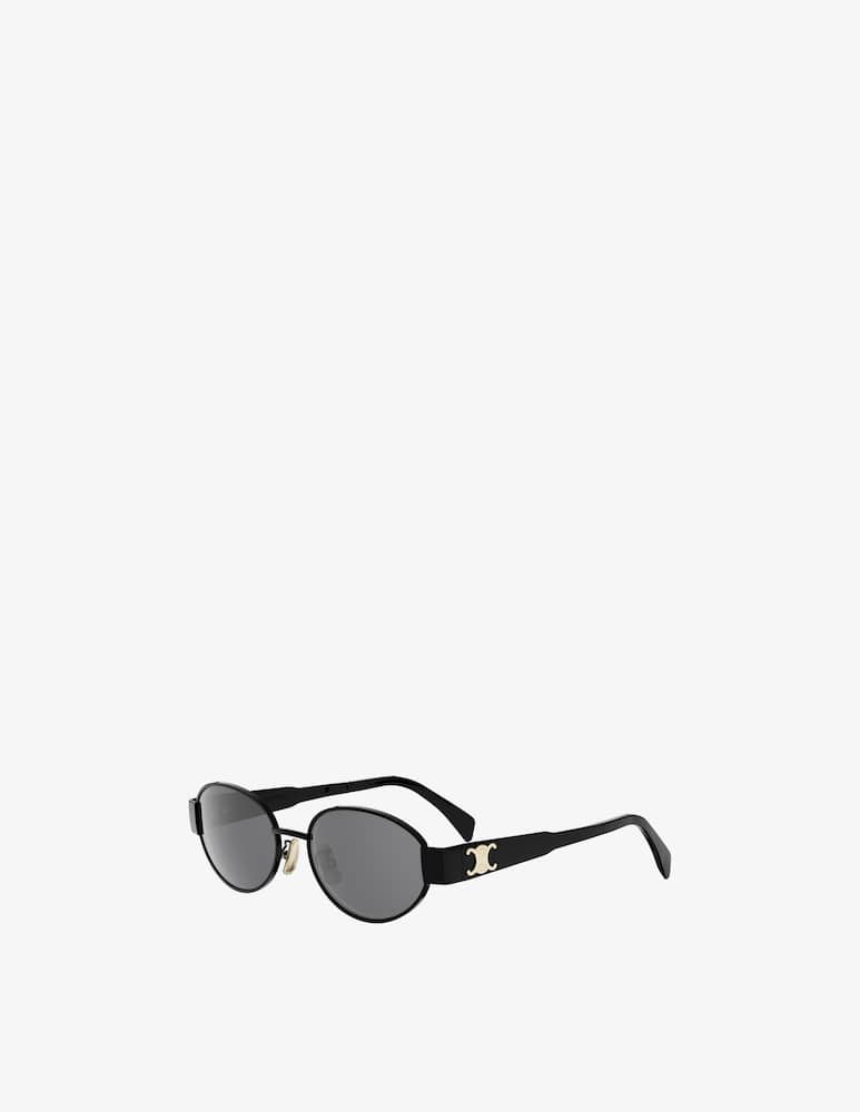 CELINE Metal Triomphe Black Oval Occhiali da sole - immagine 1 CELINE Metal Triomphe Black Oval Occhiali da sole - immagine 1