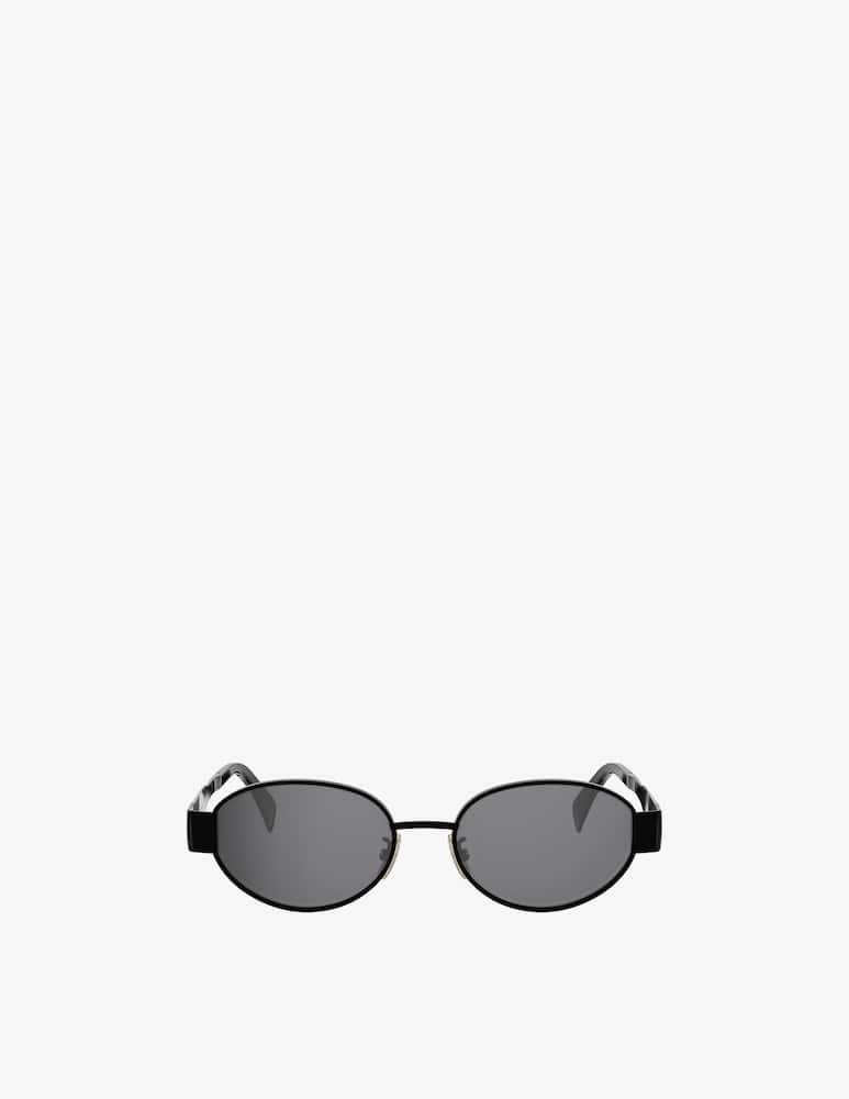 CELINE Metal Triomphe Black Oval Occhiali da sole - immagine 2 CELINE Metal Triomphe Black Oval Occhiali da sole - immagine 2
