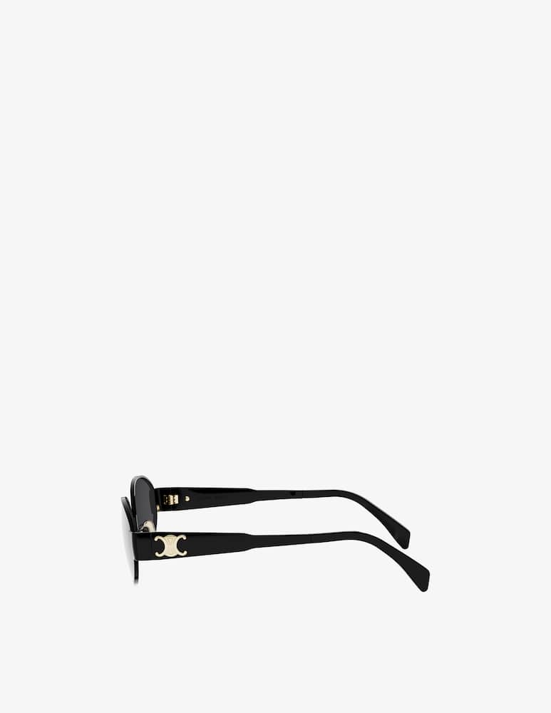 CELINE Metal Triomphe Black Oval Occhiali da sole - immagine 3 CELINE Metal Triomphe Black Oval Occhiali da sole - immagine 3