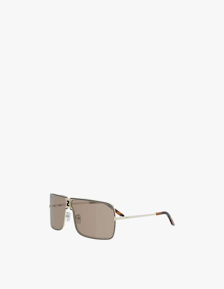 Fendi Fendiness Gold Rectangular Sunglasses - picture 1 Fendi Fendiness Gold Rectangular Sunglasses - picture 1