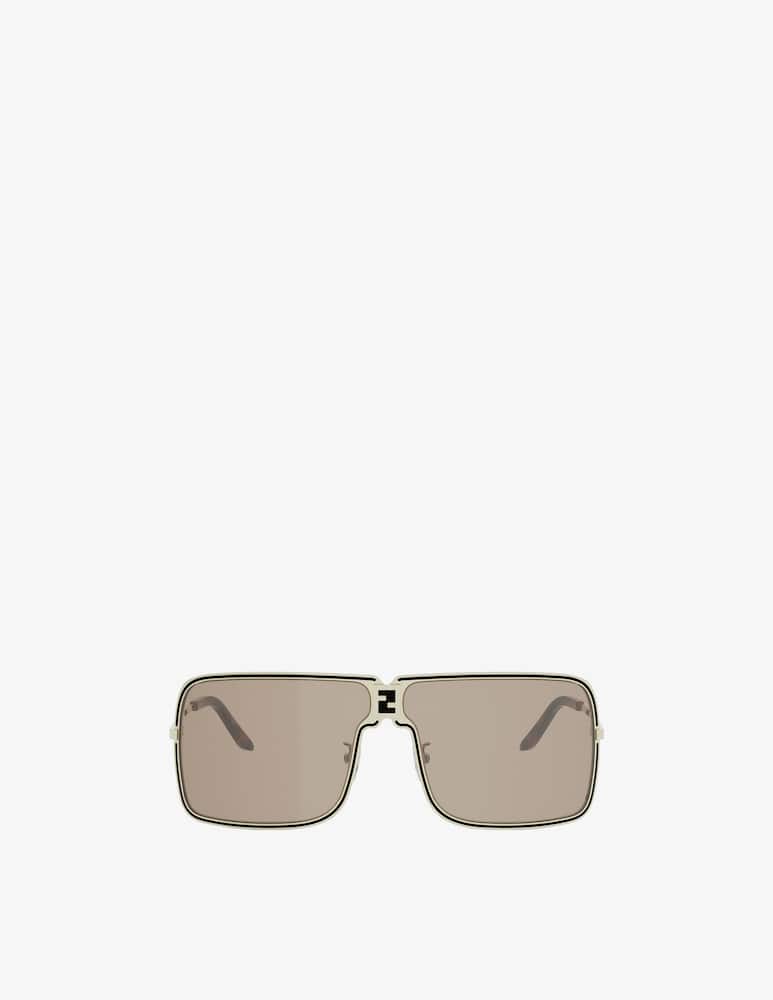 Fendi Fendiness Gold Rectangular Sunglasses - picture 2 Fendi Fendiness Gold Rectangular Sunglasses - picture 2