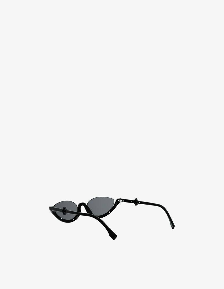 Fendi FF Diamonds Black Oval Sunglasses - picture 3 Fendi FF Diamonds Black Oval Sunglasses - picture 3