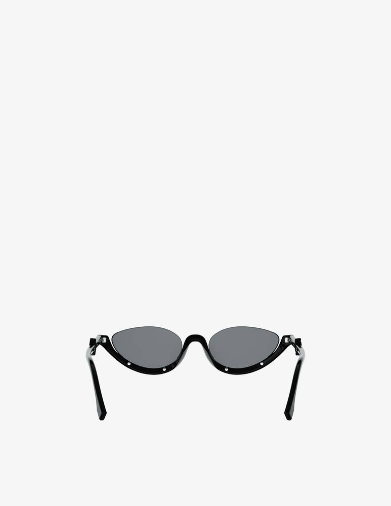Fendi FF Diamonds Black Oval Sunglasses - picture 4 Fendi FF Diamonds Black Oval Sunglasses - picture 4