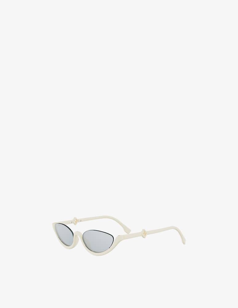 Fendi FF Diamonds White Oval Occhiali da sole - immagine 1 Fendi FF Diamonds White Oval Occhiali da sole - immagine 1