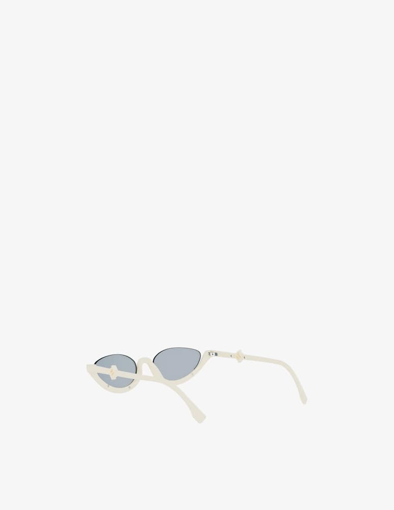 Fendi FF Diamonds White Oval Occhiali da sole - immagine 4 Fendi FF Diamonds White Oval Occhiali da sole - immagine 4